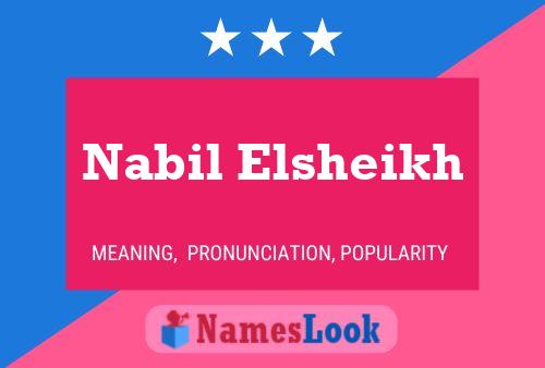 Nabil Elsheikh 名字海报