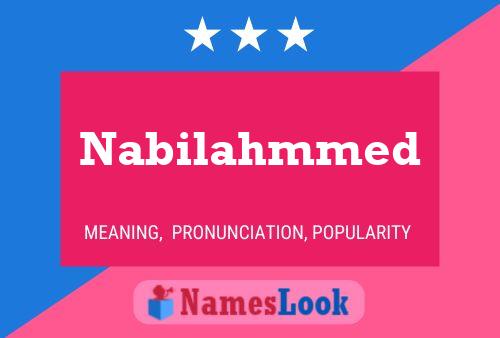 Nabilahmmed 名字海报