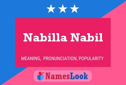 Nabilla Nabil 名字海报