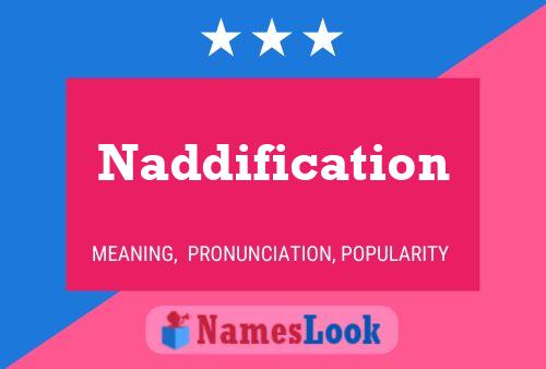 Naddification 名字海报