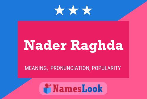 Nader Raghda 名字海报