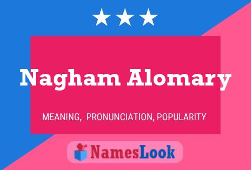 Nagham Alomary 名字海报