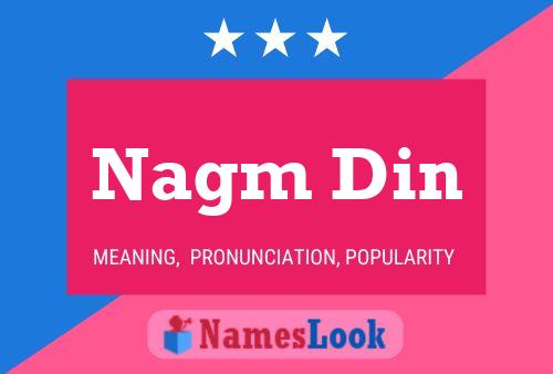 Nagm Din 名字海报