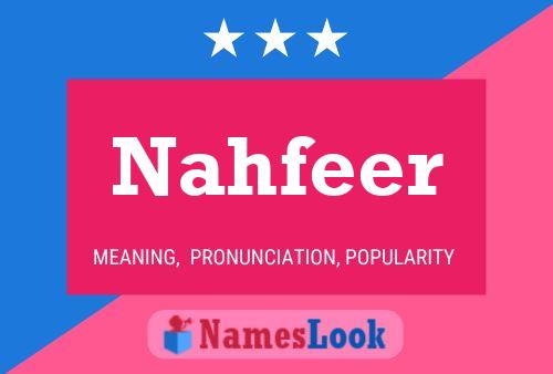 Nahfeer 名字海报