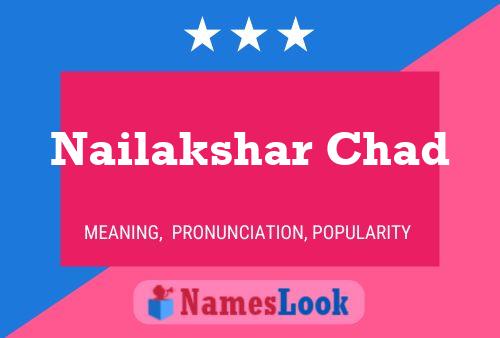 Nailakshar Chad 名字海报