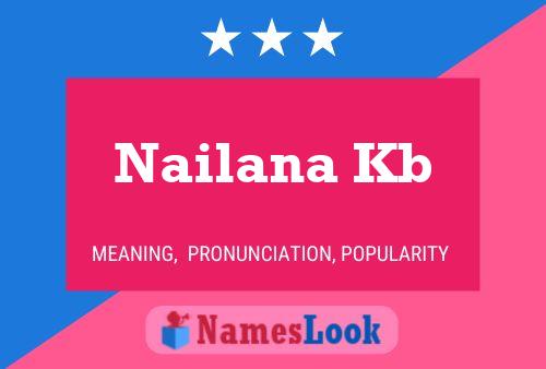 Nailana Kb 名字海报