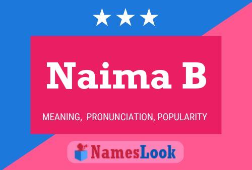 Naima B 名字海报