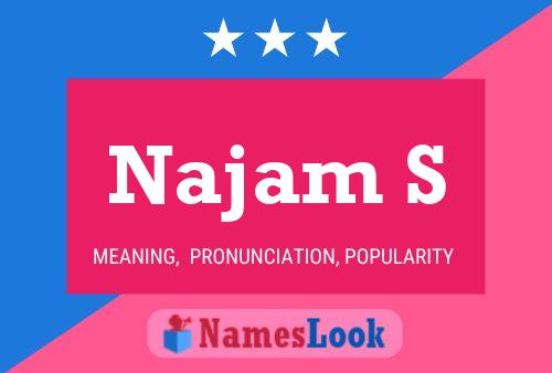 Najam S 名字海报