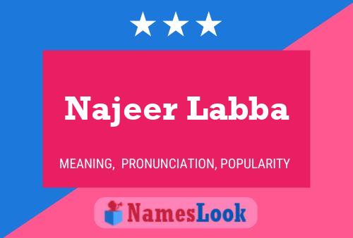 Najeer Labba 名字海报