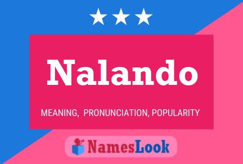 Nalando 名字海报