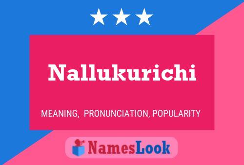 Nallukurichi 名字海报