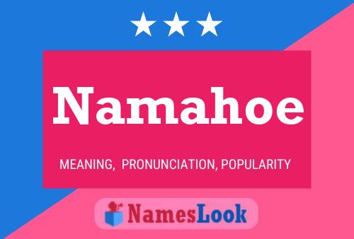 Namahoe 名字海报