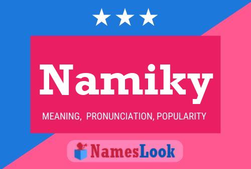 Namiky 名字海报