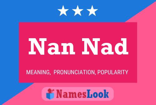 Nan Nad 名字海报