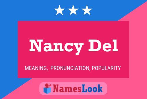 Nancy Del 名字海报