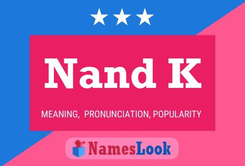 Nand K 名字海报