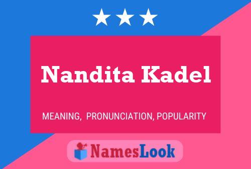 Nandita Kadel 名字海报