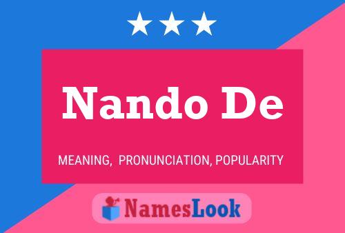 Nando De 名字海报