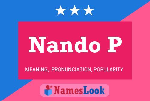 Nando P 名字海报