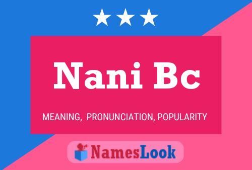 Nani Bc 名字海报