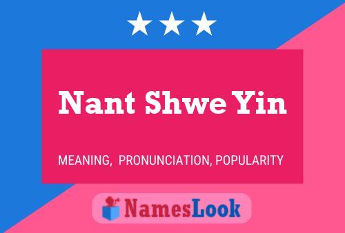 Nant Shwe Yin 名字海报