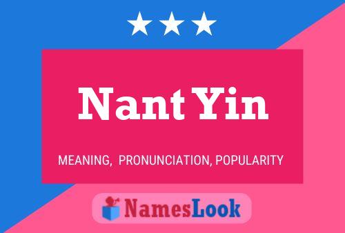 Nant Yin 名字海报