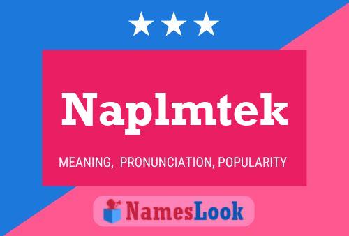 Naplmtek 名字海报