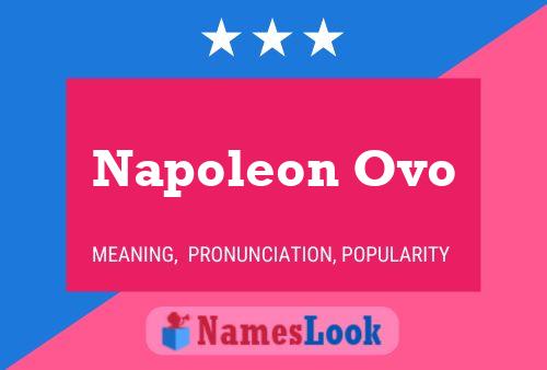 Napoleon Ovo 名字海报