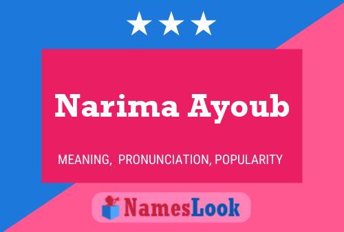 Narima Ayoub 名字海报