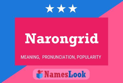 Narongrid 名字海报