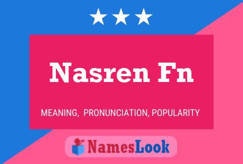 Nasren Fn 名字海报