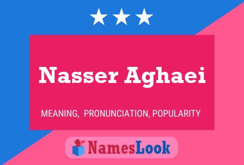 Nasser Aghaei 名字海报