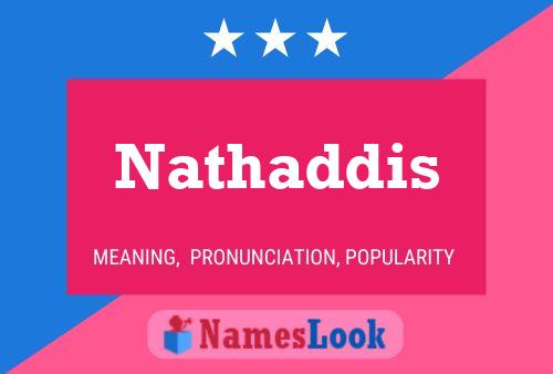 Nathaddis 名字海报