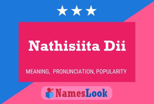 Nathisiita Dii 名字海报