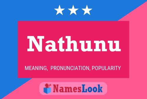 Nathunu 名字海报