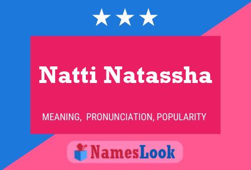 Natti Natassha 名字海报