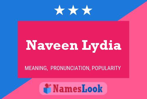 Naveen Lydia 名字海报