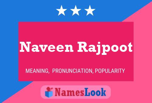 Naveen Rajpoot 名字海报