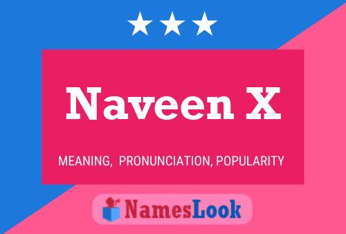 Naveen X 名字海报