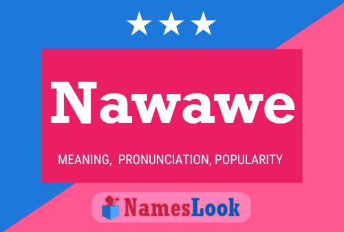 Nawawe 名字海报