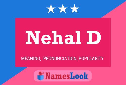 Nehal D 名字海报