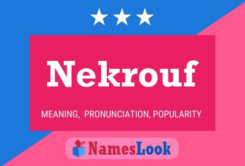 Nekrouf 名字海报