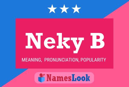 Neky B 名字海报