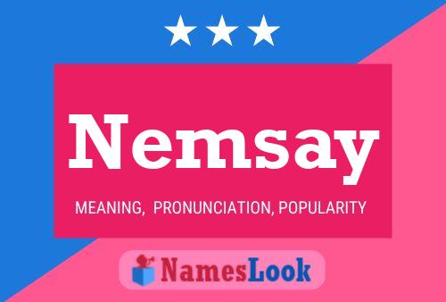 Nemsay 名字海报