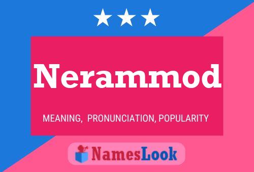 Nerammod 名字海报