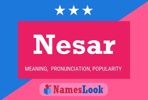 Nesar 名字海报