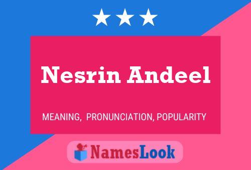 Nesrin Andeel 名字海报