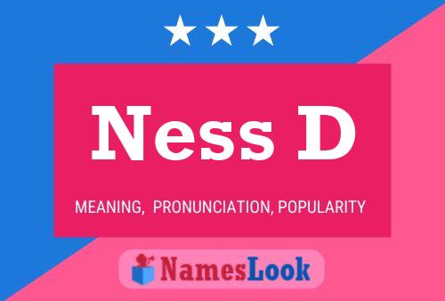 Ness D 名字海报