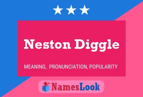 Neston Diggle 名字海报