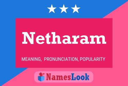 Netharam 名字海报